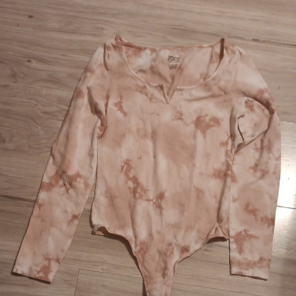 Tie-Dye Long Sleeve Bodysuit